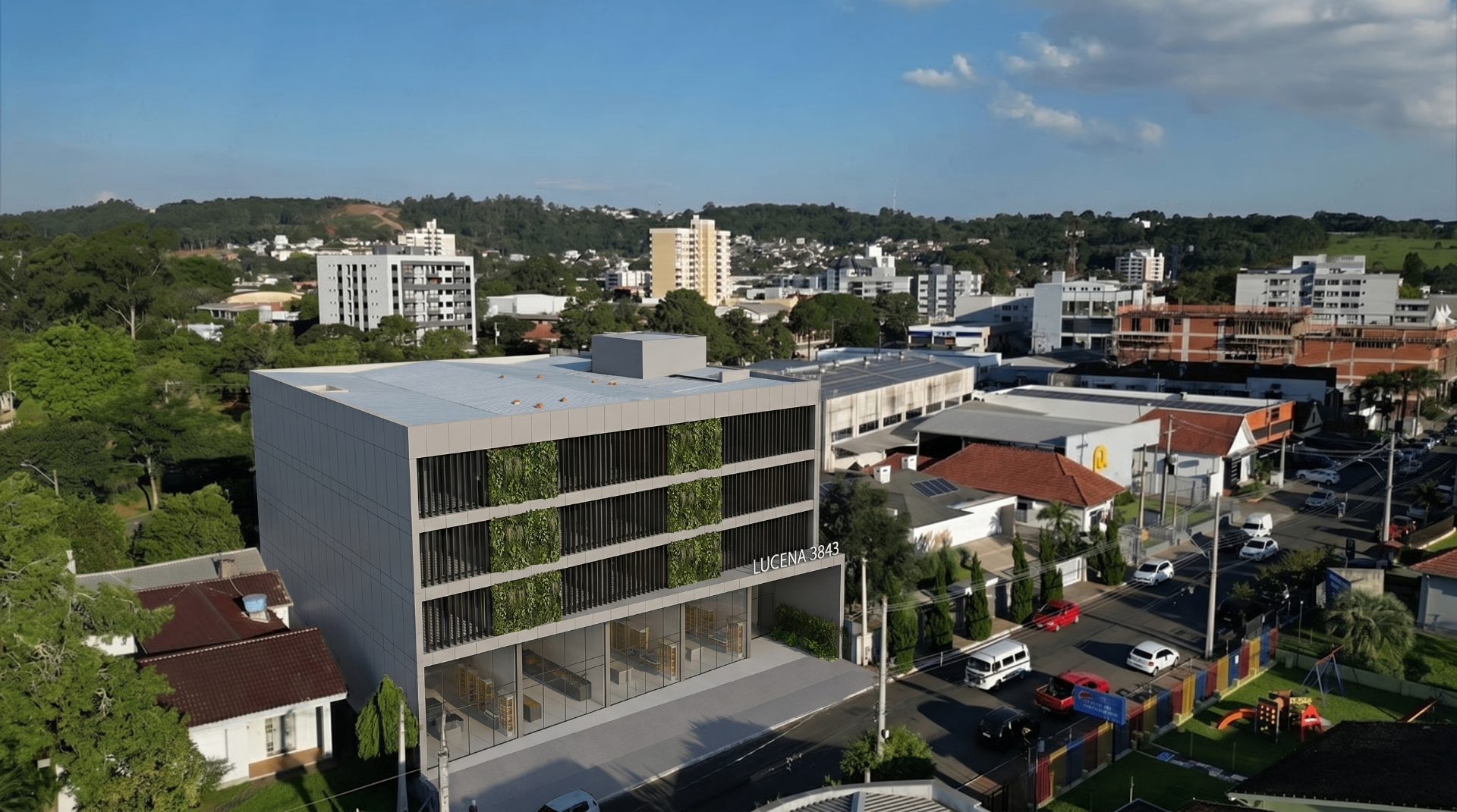 Centro de Estância Velha-RS, localização do Lucena Business Center